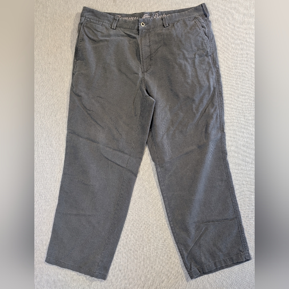 Tommy Bahama Chino Pants Men's 38 Gray Straight Leg